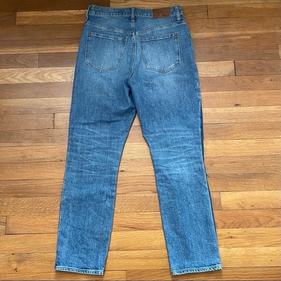 Madewell The High-Rise Slim Boyjean in Raebrook‎ Wash Eco Edition 25 - Picture 7 of 11